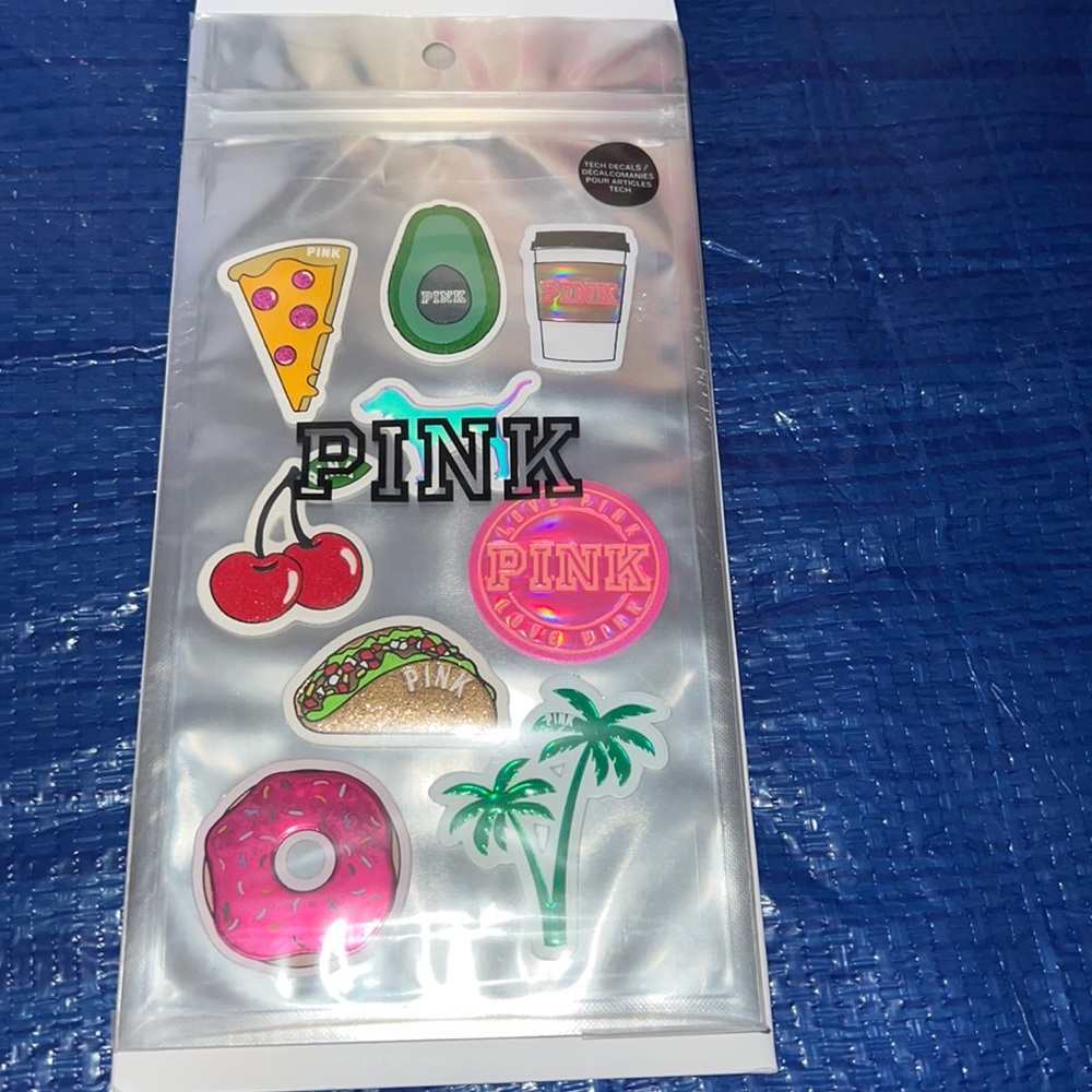 PINK tech decals NIP